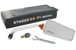 Lusterko Stage6 F1 Style M10, prawe, białe