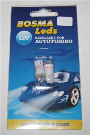 Komplet 1x Led biała postojowa