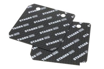 Płytki membrany do zaworów Stage6, 45°, 0.35mm, carbon, Minarelli / Peugeot stojący