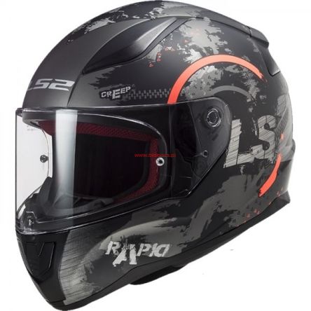 KASK LS2 FF353 RAPID CIRCLE MATT TITAN ORANGE