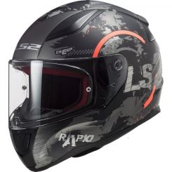 KASK LS2 FF353 RAPID CIRCLE MATT TITAN ORANGE