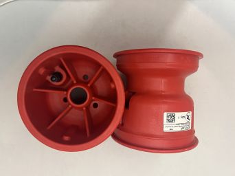 Obręcz RR czerwona, 5" L.130mm D.40/58