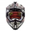 Kask LS2 MX470 Subverter Voodoo B/White Red  - 3