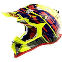 KASK LS2 MX470 SUBVERTER BOMBER H-V YELLOW 