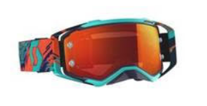 Gogle Scott blue/orange - orange chrom works