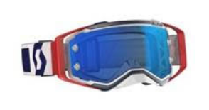 Gogle Scott red/blue- blue chrom works