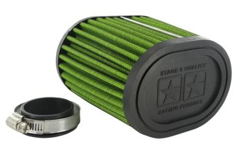 Filtr powietrza Stage6 Drag Race, 44 / 49mm, zielony 