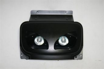 Lampa przednia halogenowa BWS czarna