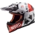 KASK LS2 MX437 FAST BLOCK WHITE RED 