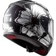 KASK LS2 FF353 RAPID POPPIES BLACK WHITE  - 2