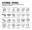 Kask LS2 FF800 Storm Solid White  - 4