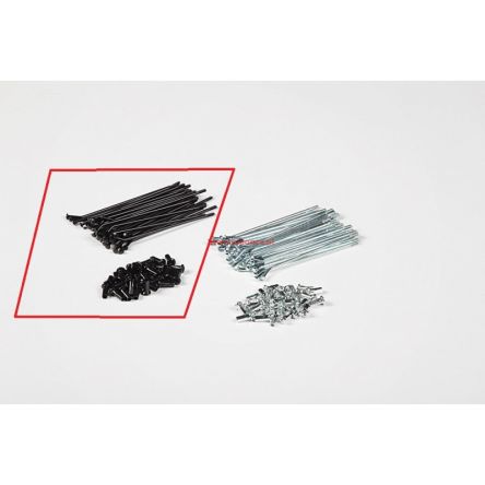 Szprychy 12' - 13,5 cm (32 szt.) - czarne YCF