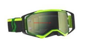 Gogle Scott green/black - yellow chrom works