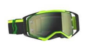 Gogle Scott green/black - yellow chrom works