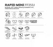 KASK LS2 FF353J RAPID MINI SOLID MATT BLACK  - 3