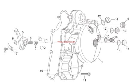 Sprzęgło śruba regulująca  Aprilia RS 125