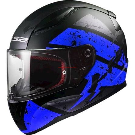 KASK LS2 FF353 RAPID DEADBOLT BLACK BLUE 