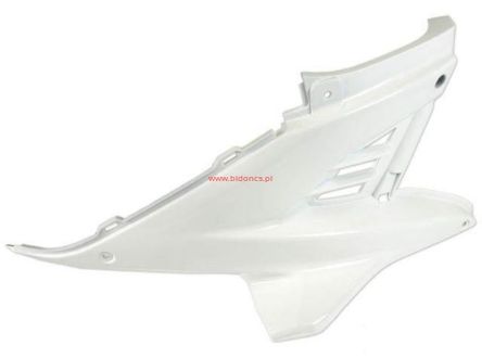 Owiewka dolna boczna prawa, STR8 biała , MBK Nitro / Yamaha Aerox 
