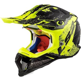 KASK LS2 MX470 SUBVERTER CLAW MAT BLACK HI VIS 