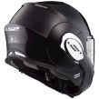 KASK LS2 FF399 VALIANT SOLID BLACK  - 2