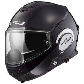 KASK LS2 FF399 VALIANT SOLID BLACK 