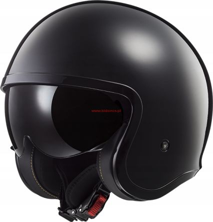 Kask motocyklowy LS2 OF599 Spitfire Solid Black 