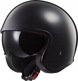 Kask motocyklowy LS2 OF599 Spitfire Solid Black 