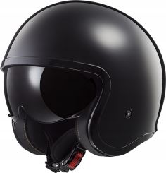Kask motocyklowy LS2 OF599 Spitfire Solid Black 
