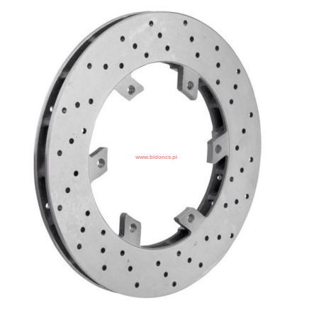 Tylna tarcza hamulcowa 206 x 16 mm OTK TonyKart SA2 / BSD