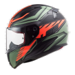 Kask motocykoqy Comfort LS2 FF353 Rapid Gale Matt Black Red Green - 2