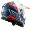 Kask motocyklowy LS2 MX436 Pioneer Evo Evolve White Cobalt - 2