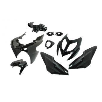 Owiewki / plastiki, 9 elementów DO YAMAHA AEROX czarny połysk 