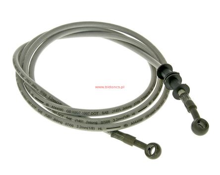 Linka hamulca w stalowym oplocie- GY6 125cc tylni hamulac tarczowy 	