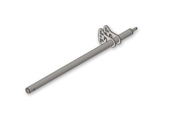 Kolumna kierownicy 420mm Parolin MINI RACING - CHROMOWANA