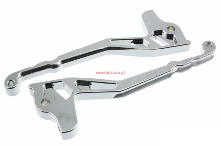 Dźwignie hamulcy SSP CNC Type II, chrom, Peugeot Speedfight (AJP)