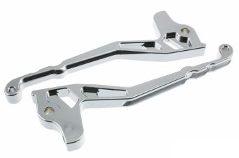 Dźwignie hamulcy SSP CNC Type II, chrom, Peugeot Speedfight (AJP)