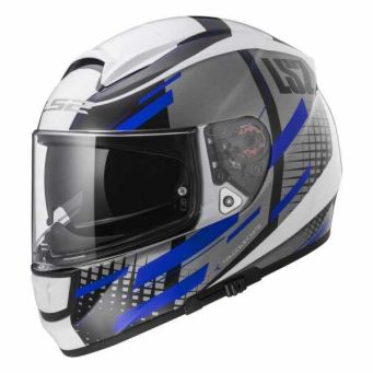Kask LS2 VECTOR Titan White Blue 
