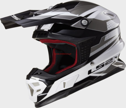 Kask LS2 LIGHT Factory White Black Titanium