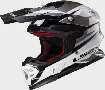 Kask LS2 LIGHT Factory White Black Titanium