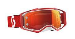 Gogle Scott white/red  - orange chrom works