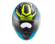 Kask motocyklowy Comfort LS2 FF353 Rapid Gale Matt Black Blue Yellow - 2