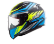 Kask motocyklowy Comfort LS2 FF353 Rapid Gale Matt Black Blue Yellow - 3