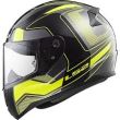 KASK LS2 FF353 RAPID CARRERA B/HI VIS YELLOW - 2