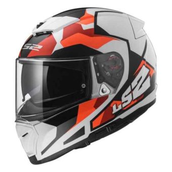 Kask LS2 BREAKER Sergent White Red Orange 