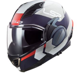 Kask motocyklowy LS2 FF900 Valiant II Citius White Blue