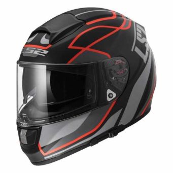 Kask LS2 VECTOR Vantage Black Red 