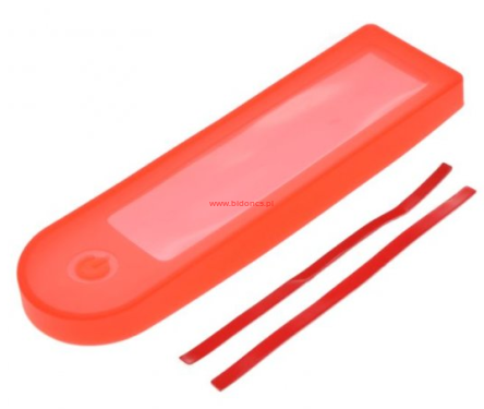 OSŁONA GUMOWA PANELU CZERWONA DO XIAOMI M365/PRO
