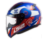 Kask motocyklowy Comfort LS2 FF353 Rapid Stratus Blue Red White - 2