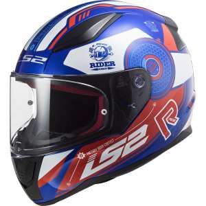 Kask motocyklowy Comfort LS2 FF353 Rapid Stratus Blue Red White