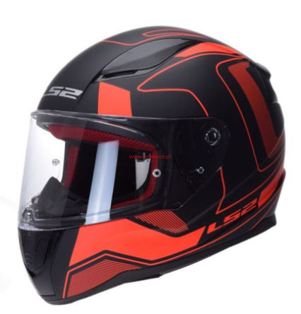 KASK LS2 FF353 RAPID CARRERA MATT BLACK RED 